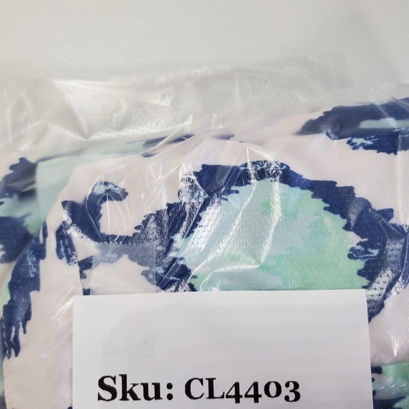 Lilly Pulitzer Sarasota‎ Tunic Top Women XS Blue Ikat Print Resort Beach Boho - Picture 12 of 12